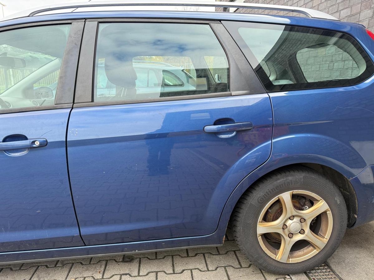 Ford Focus 2 DA3 original Tür hinten links Burmablau Rohbau Kombi Turnier BJ10